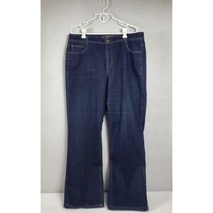 Hannah Denim Women's Size 18W Dark Wash Bootcut‎ Embellished Jeans